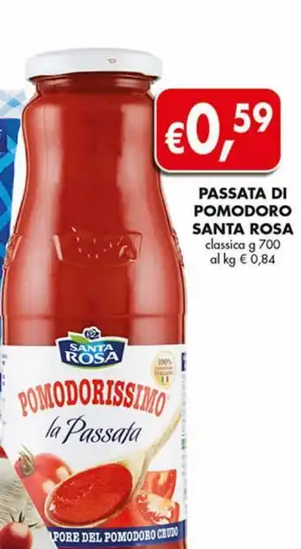 Passata di pomodoro santa rosa classica g 700