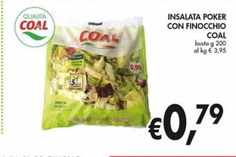 Supermercato Coal Insalata poker con finocchio coal g 200 offerta