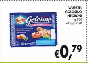 Wurstel golosino negroni g 100