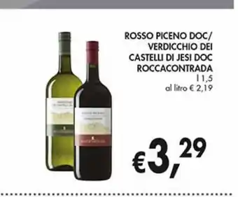Rosso piceno doc/verdicchio dei castelli di jesi doc roccacontrada l 1.5