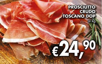 Supermercato Coal Prosciutto crudo toscano dop offerta