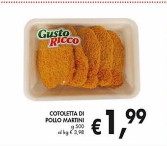 Cotoletta di pollo martini