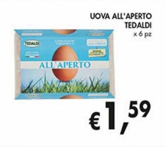 Uova all'aperto tedaldi