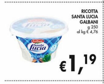 Ricotta santa lucia galbani