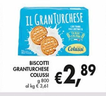 Supermercato Coal Biscotti granturchese colussi offerta