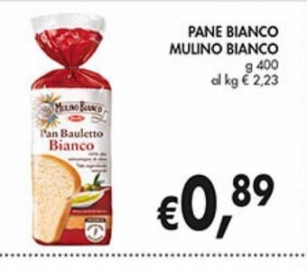 Pane bianco mulino bianco