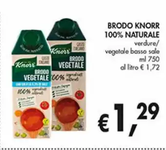 Brodo knorr 100% naturale