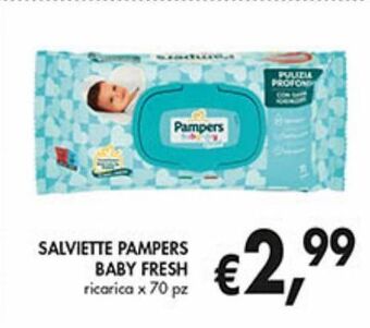 Supermercato Coal Salviette pampers baby fresh offerta