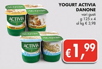 Supermercato Coal Yogurt activia danone offerta