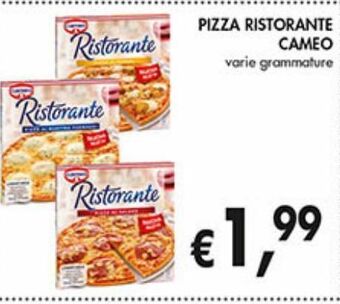 Supermercato Coal Pizza ristorante cameo offerta