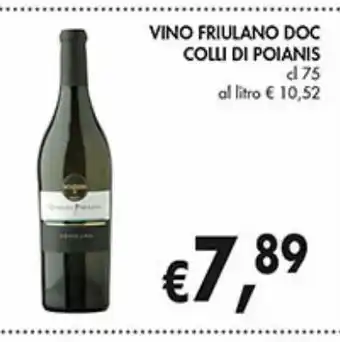 Supermercato Coal Vino friulano doc colli di poianis offerta