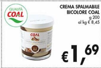 Supermercato Coal Crema spalmabile bicolore coal offerta