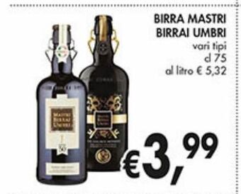 Supermercato Coal Birra mastri birrai umbri offerta