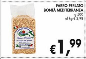 Supermercato Coal Farro perlato bontà mediterranea offerta