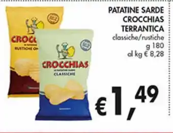 Supermercato Coal Patatine sarde crocchias terrantica offerta