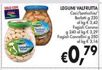 Supermercato Coal Legumi valfrutta offerta