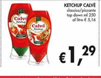 Supermercato Coal Ketchup calvè offerta