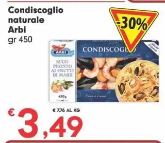 Condiscogllio naturale arbi