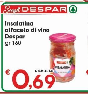 DeSpar Express Insalatina all'aceto di vino despar offerta