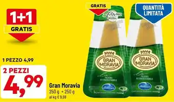 DPiù Gran Moravia 250 g + 250 g offerta