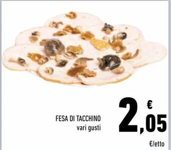 Conad Fesa di tacchino vari gusti offerta