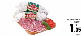Conad Salame galbanetto offerta