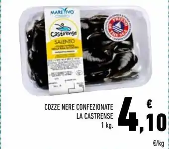 Conad Cozze nere confezionato la castrense offerta