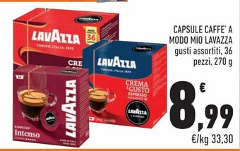 Conad City Capsule caffè a modo mio lavazza offerta