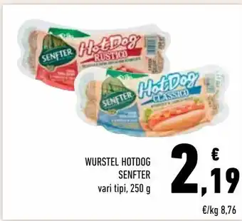 Conad Wurstel hotdog senfter vari tipi offerta