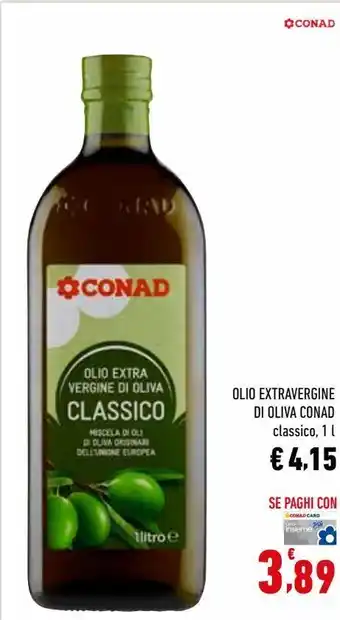 Conad Olio extravergine di oliva conad classico offerta