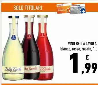 Conad Vino bella tavola offerta