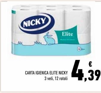 Conad Carta igienica elite nicky offerta