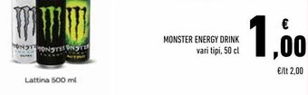 Conad Monster energy drink offerta