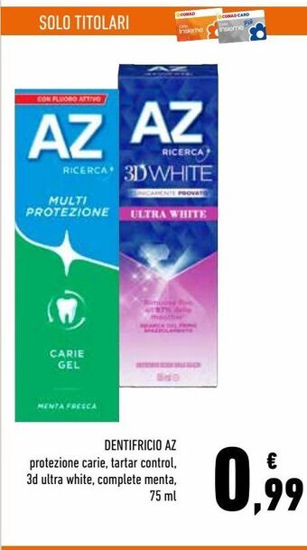 Conad Dentifricio az offerta