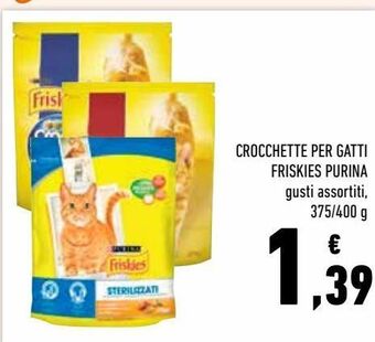 Conad Crocchette per gatti friskies purina offerta