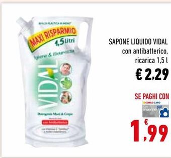 Conad Sapone liquido vidal offerta