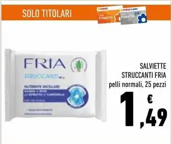 Conad Salviette struccanti fria offerta