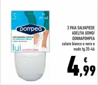 Conad 3 paia salvapiede adelfia uomo/ donnapompea offerta