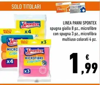 Conad Linea panni spontex offerta