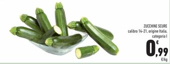 Conad City Zucchine scure offerta