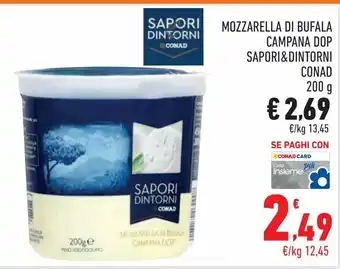 Conad City Mozzarella di bufala sapori & dintorni offerta