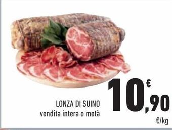 Conad City Lonza di suino offerta