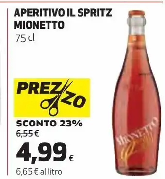 Ipercoop Aperitivo il spritz mionetto offerta