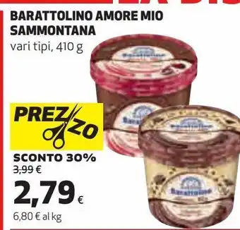Ipercoop Barattolino amore mio sammontana offerta