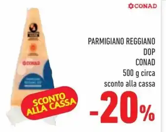 Conad City Conad Parmigiano Reggiano DOP 500 g offerta