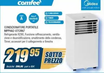 Sinergy Comfee' Condizionatore Portatile MPPHA2-07CRN7 offerta