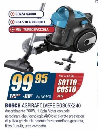 Casa Coop Aspirapolvere Multiciclonico 13ma offerta di Coop