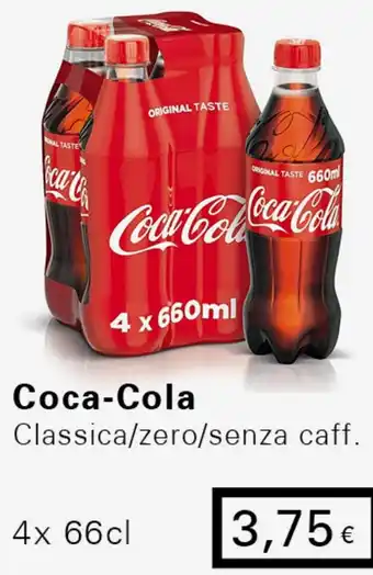 Iper Tosano Coca-Cola Classica/zero/senza caff. 4x66cl offerta