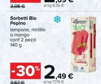 Carrefour Iper Sorbetti bio pepino offerta