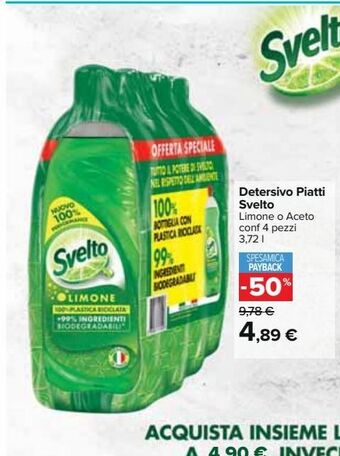 Carrefour Iper Detersivo piatti svelto offerta